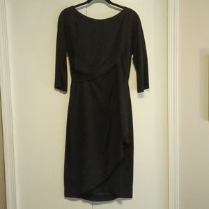 Vintage black cocktail dress Lee Claire New York